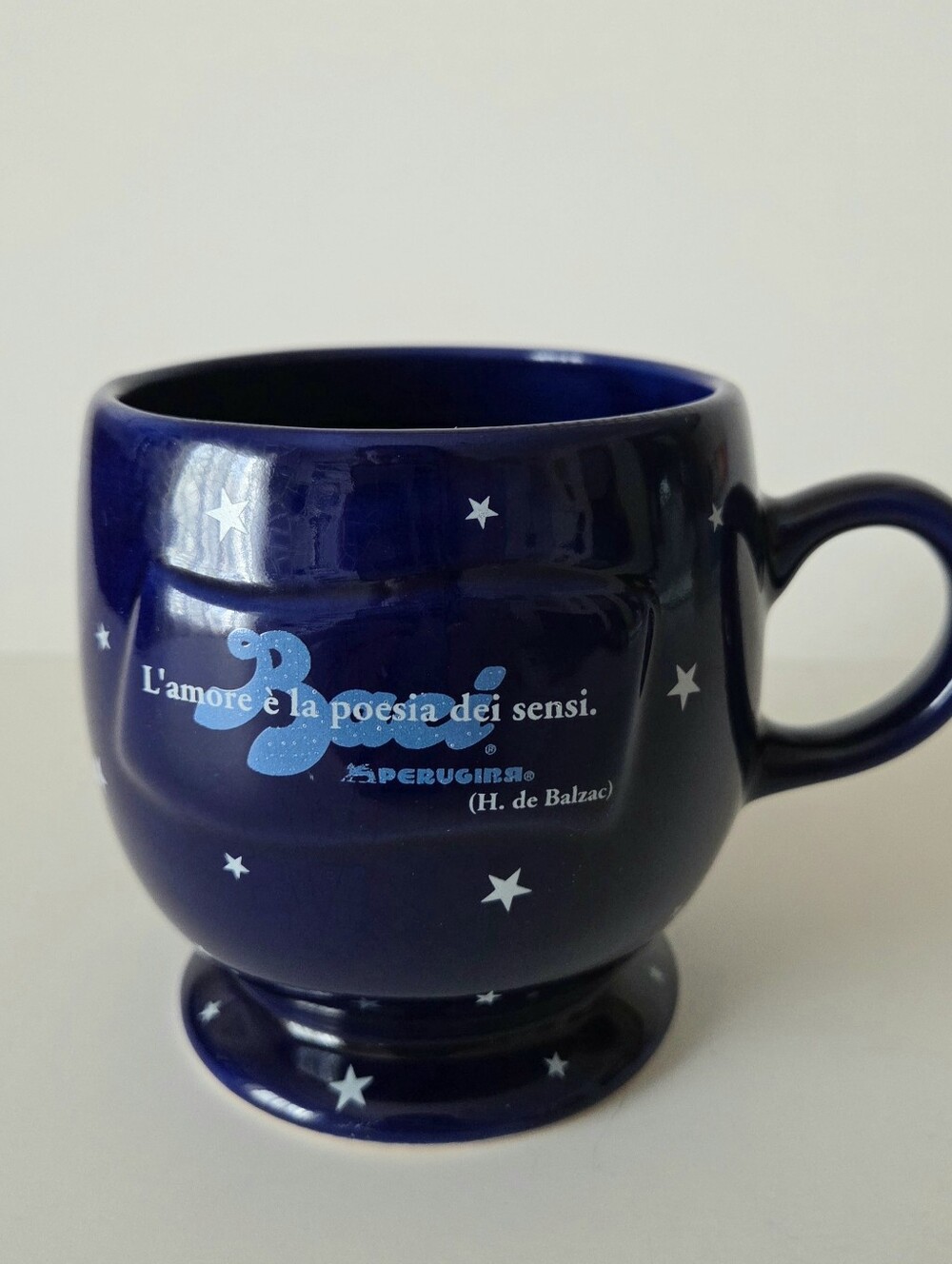 Baci Ceramic Mug with Italian Quote